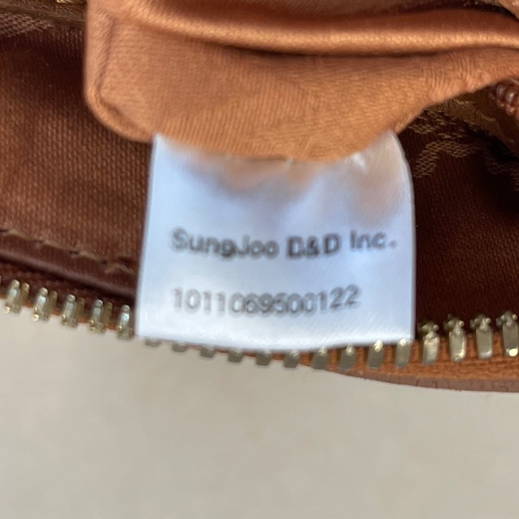 MCM Visetos Mini Boston Bag in Cognac - Preowned - Picture 14 of 14